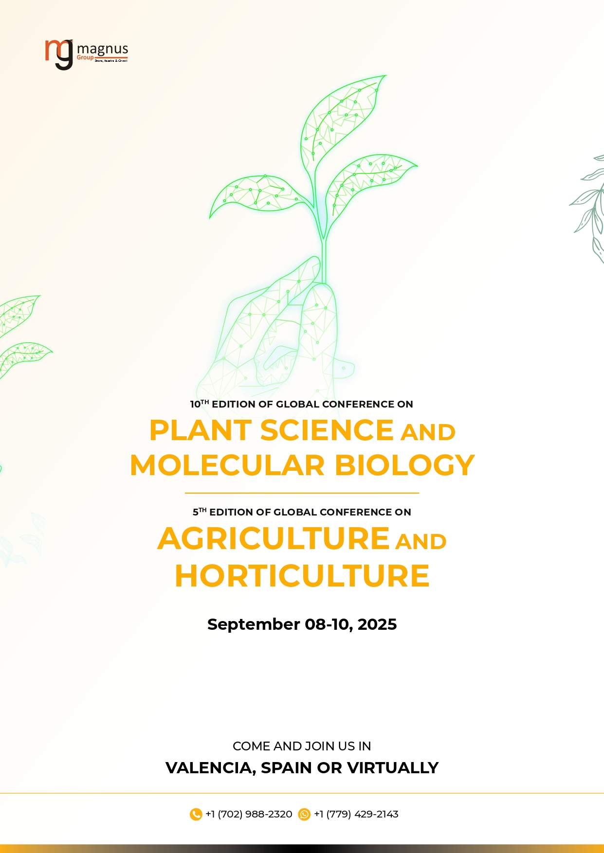 10th Edition of Global Conference on Plant Science and Molecular Biology | Valencia, Spain Book